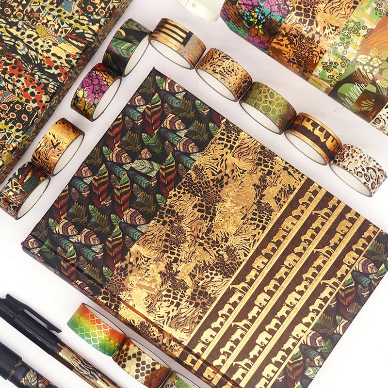 Animal Pattern Washi Tape · 12 Rolls