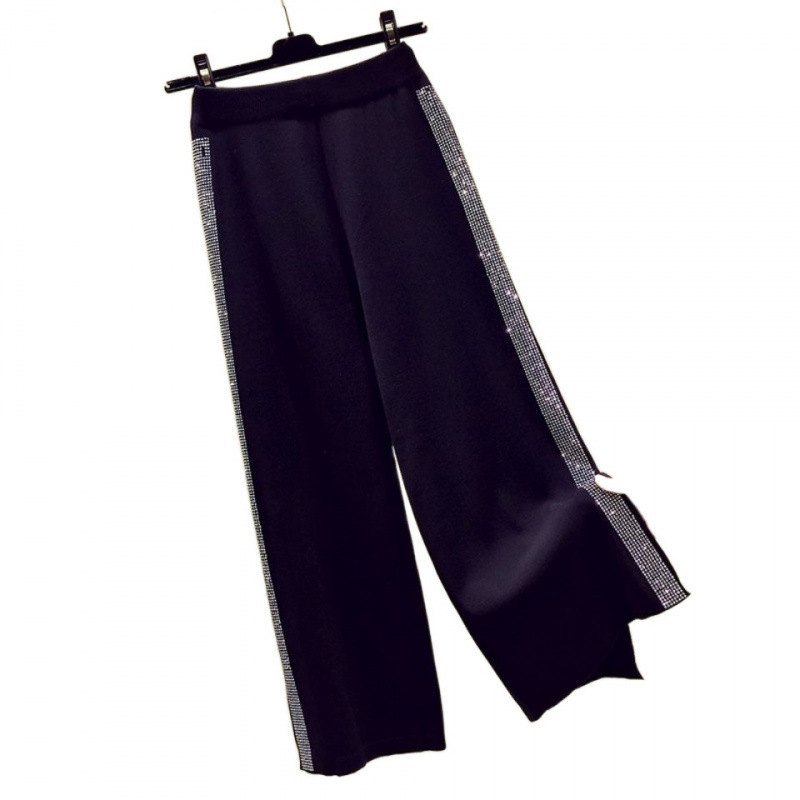 Draping Wide-Leg Pants