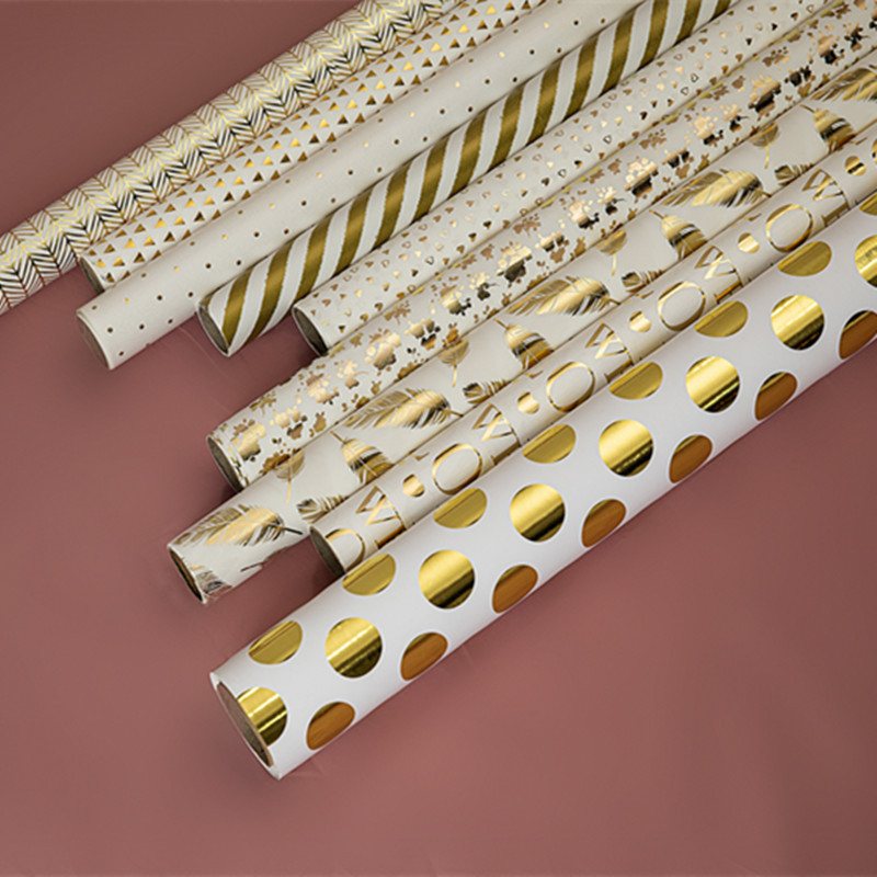 Gilded Gift Wrap Paper, 50 × 70 cm