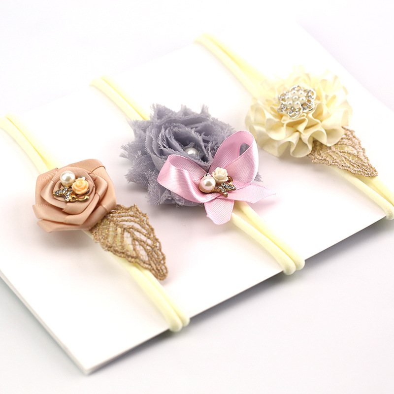 Lace Bow Headband, 29 cm