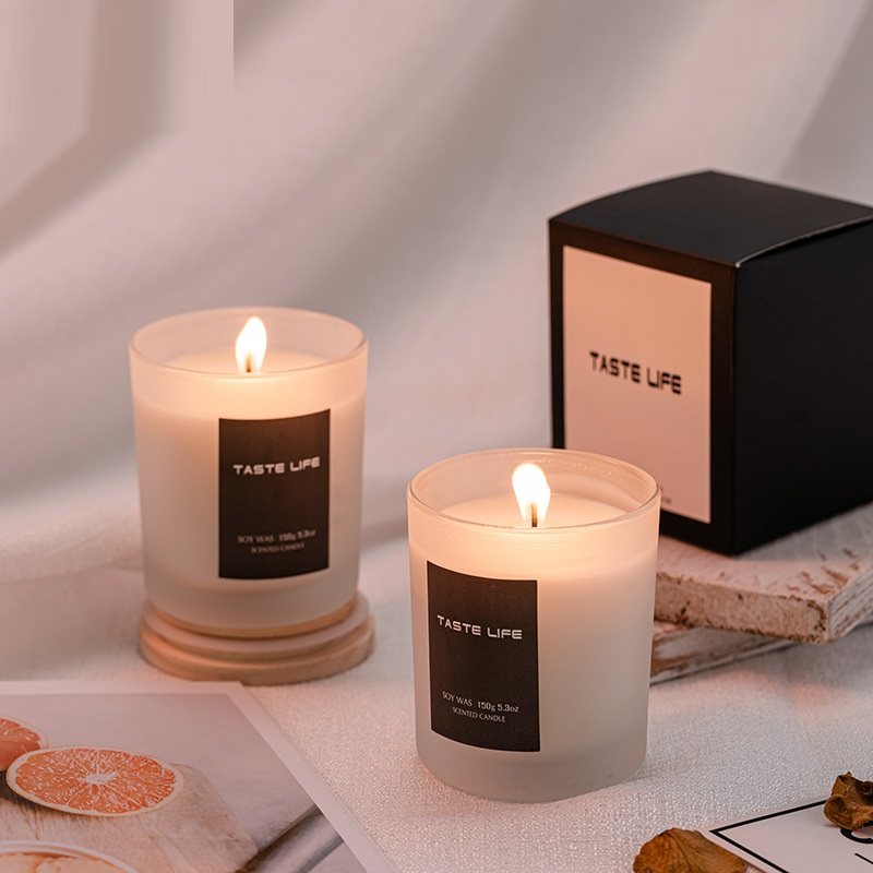 Soy Wax Candle with Wooden Lid