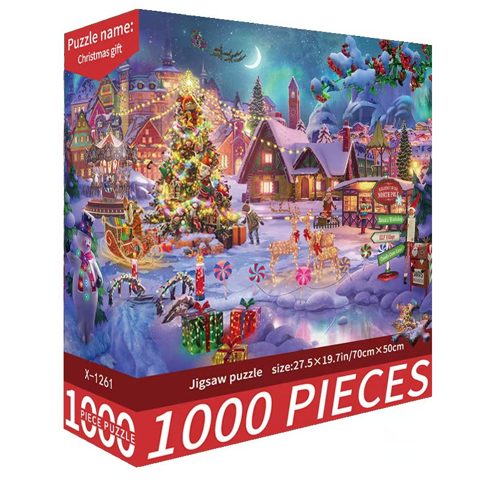 Storybook Scenes 1000-Piece Jigsaw — Christmas Gifts