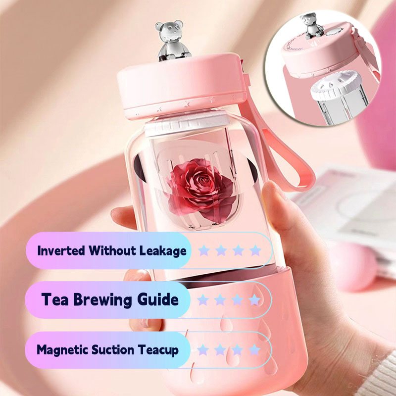 Tea-Separating Glass Cup, 500 ml