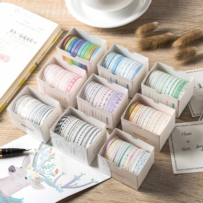 Very Fine Washi Tape Set, 5 mm wide